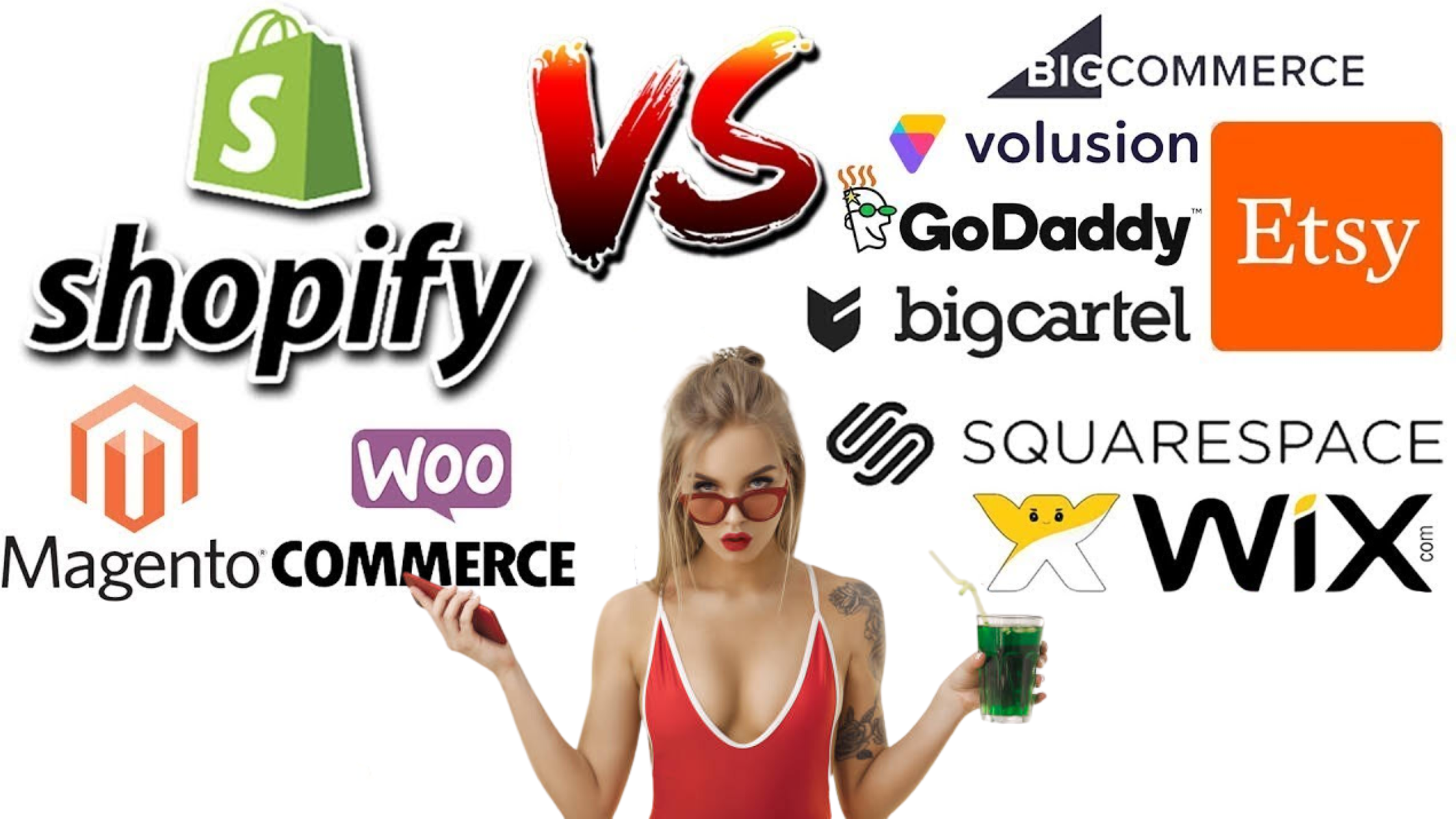 Explore the E-commerce Platform Showdown: Shopify vs. BigCommerce vs. WooCommerce vs. Squarespace vs. Wix